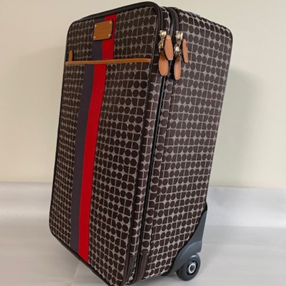 kate spade Bags Kate Spade Chocolate Classic Noel Carry On Wheeled